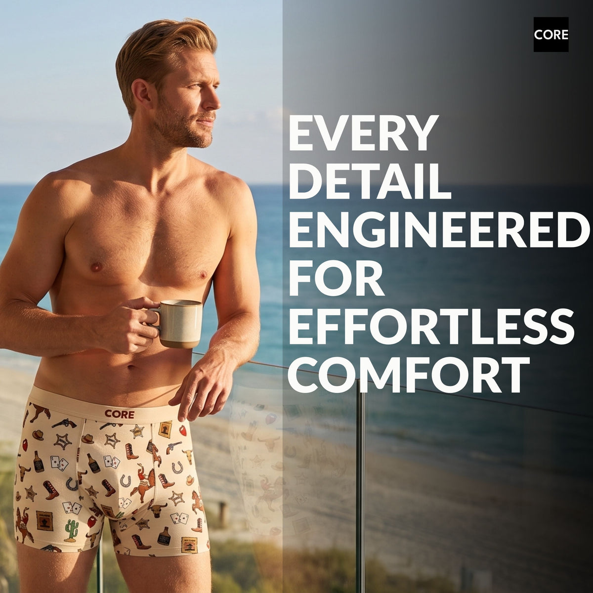 CORE Western effortless comfort lifestyle photograph